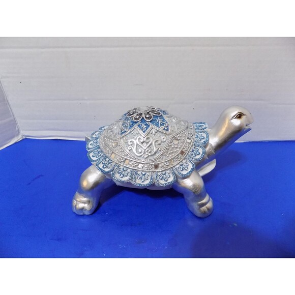 NEW Fancy Turtle Tortoise Figurine Statue Home Decor - Picture 5 of 7
